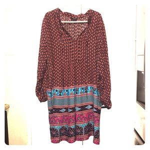 Tolani Silk Blouse Tunic Shirt size 1X New